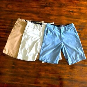 Boys Volcom Shorts Size 14/27 (3 pairs)